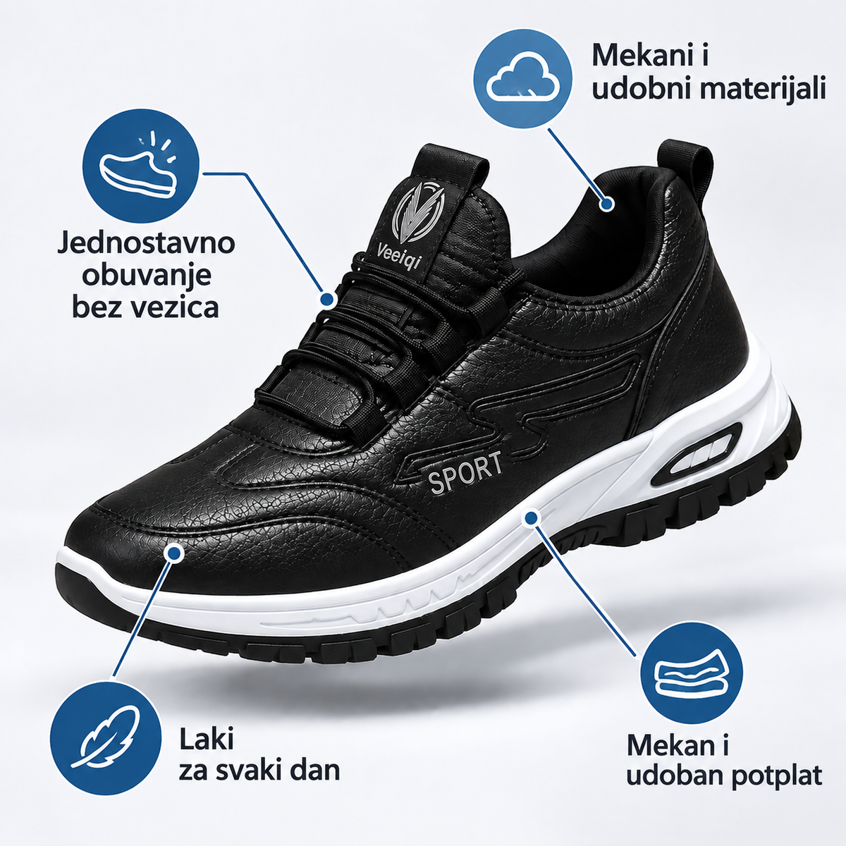 CLASSIC LEATHER SUPPORT SHOES