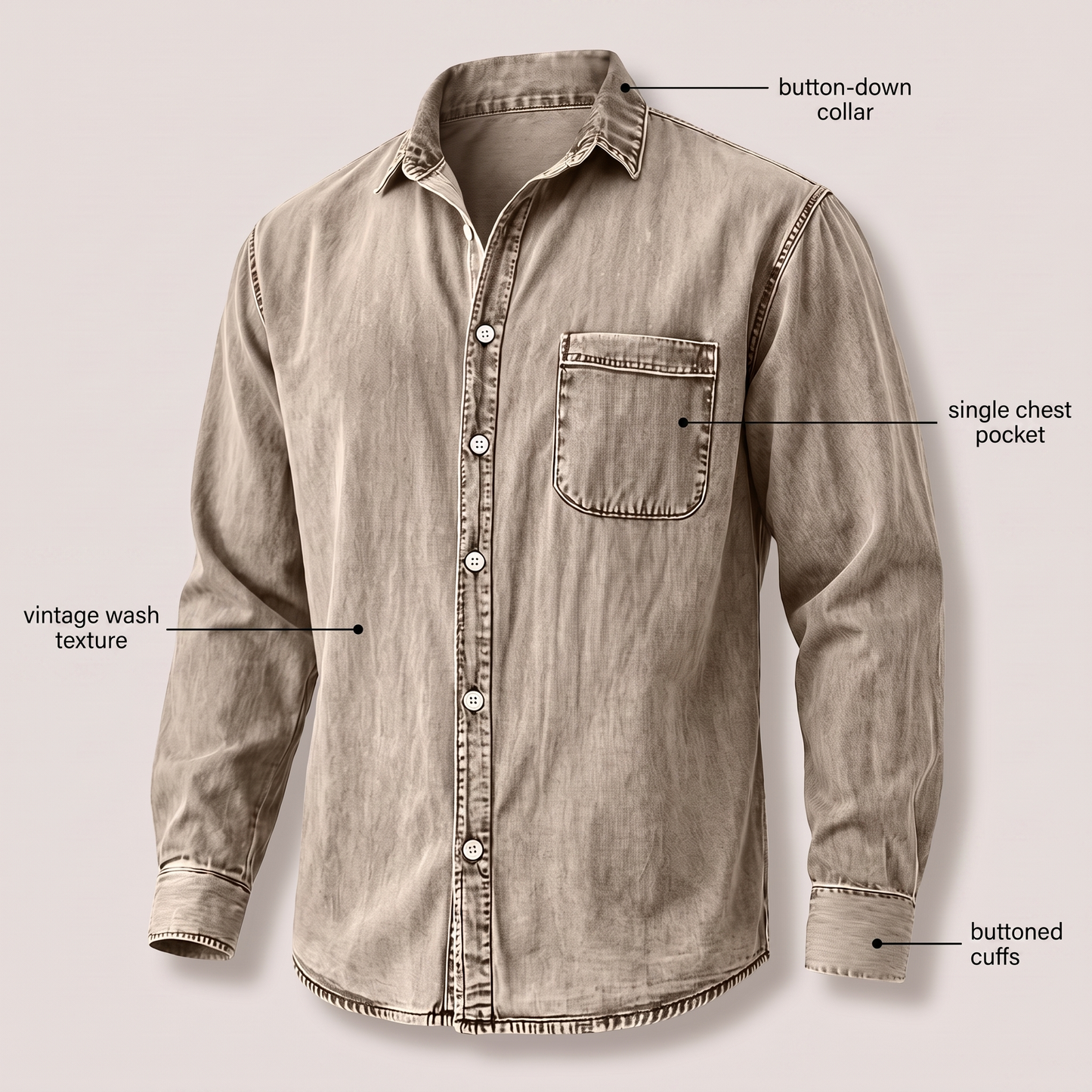 WESTBROOK VINTAGE DENIM SHIRT