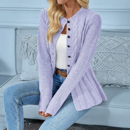 HOLLINGMERE RIBBED KNIT CARDIGAN