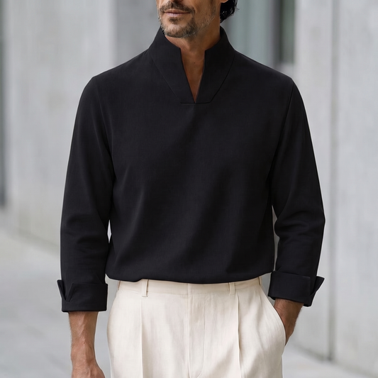 EVERHAM MINIMAL LONG-SLEEVE TEE