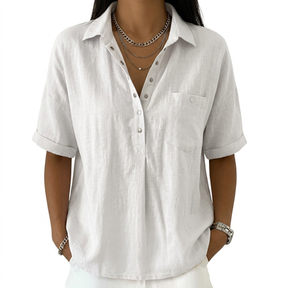 PERRINBY RELAXED SUMMER BLOUSE