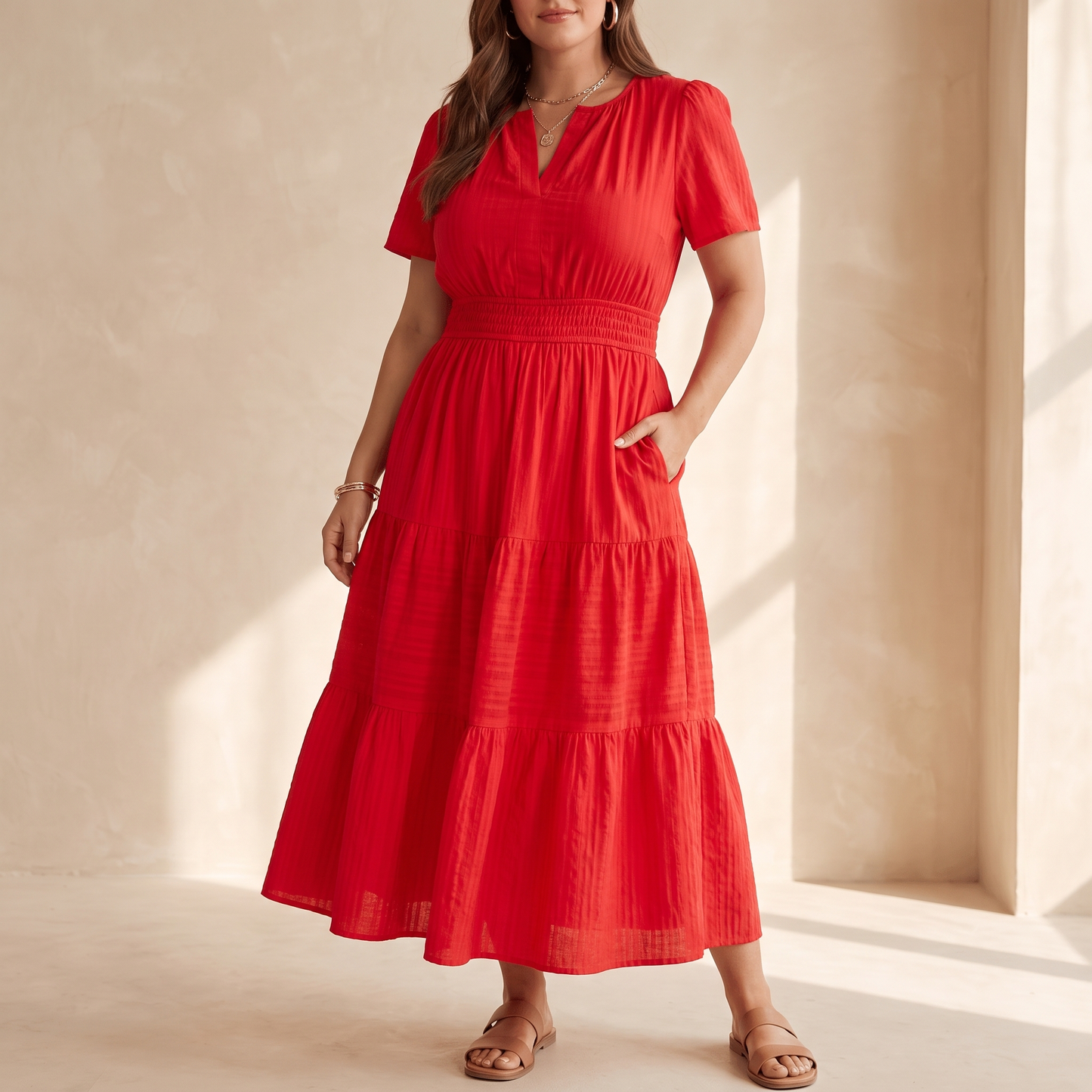 CELESTE RELAXED MAXI DRESS