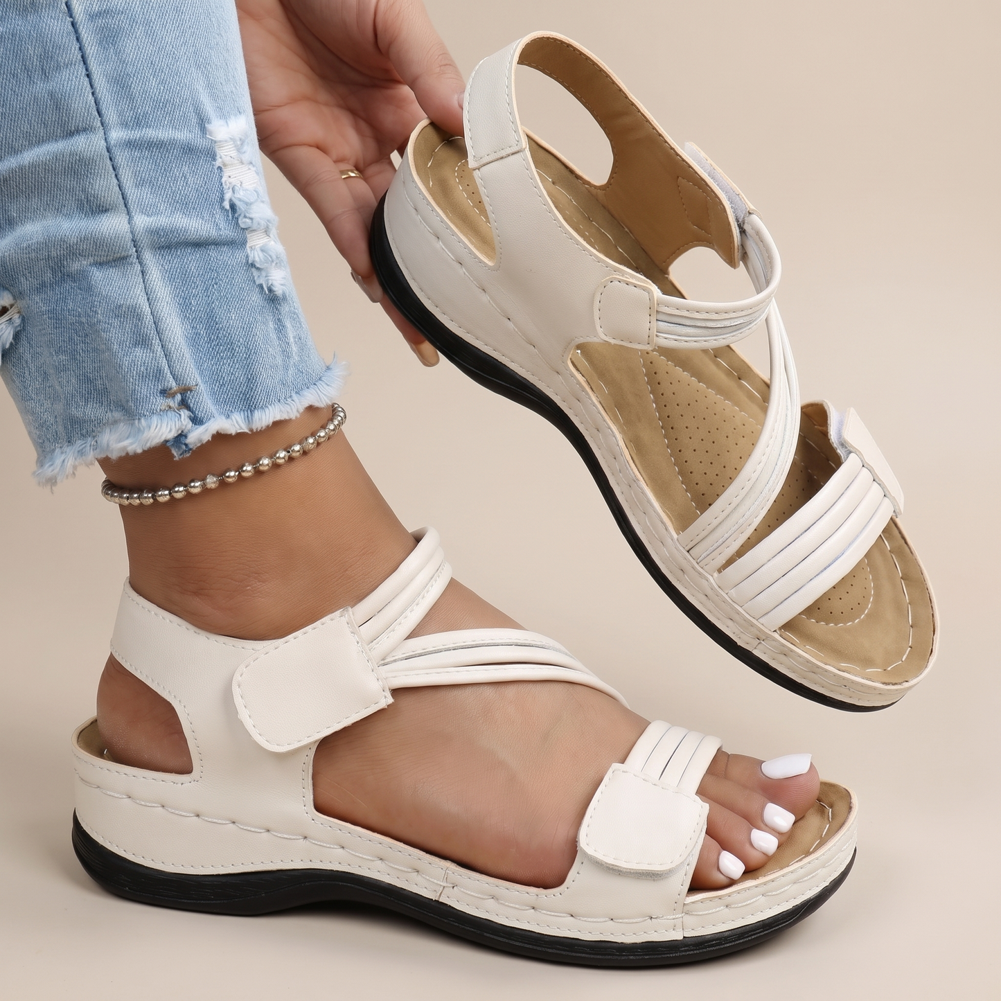 ROSEMINSTER CUSHIONED WALKING SANDALS