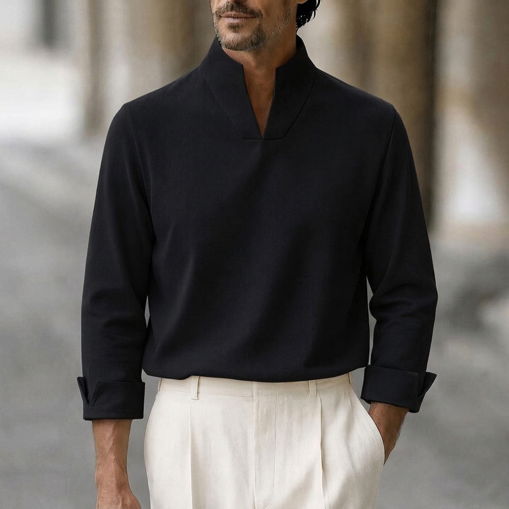 EVERHAM MINIMAL LONG-SLEEVE TEE