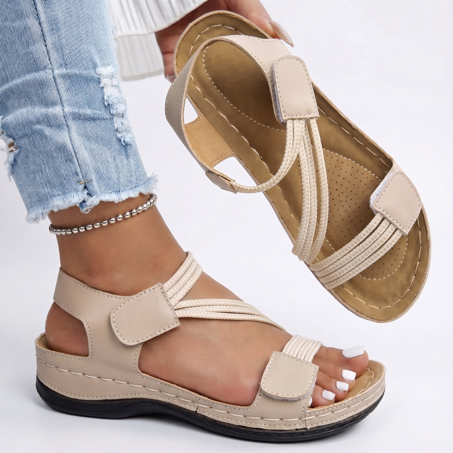 ROSEMINSTER CUSHIONED WALKING SANDALS