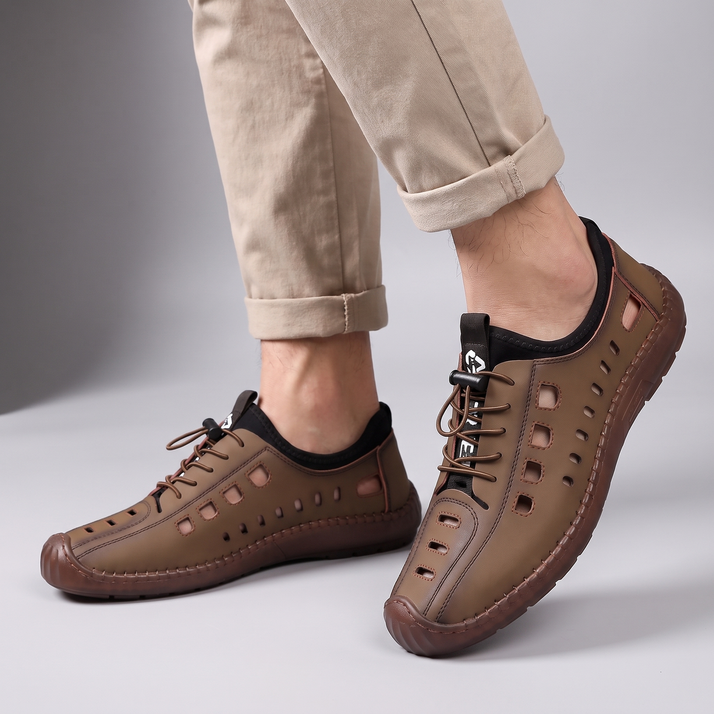 BRAMWELL SOFT-SOLE WALKING SANDALS