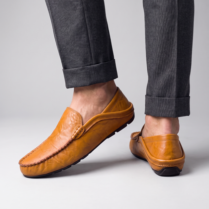 MATTEO CLASSIC LEATHER MOCCASINS