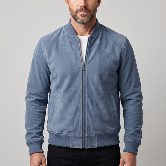 MONTCLAIR SUEDE BOMBER JACKET