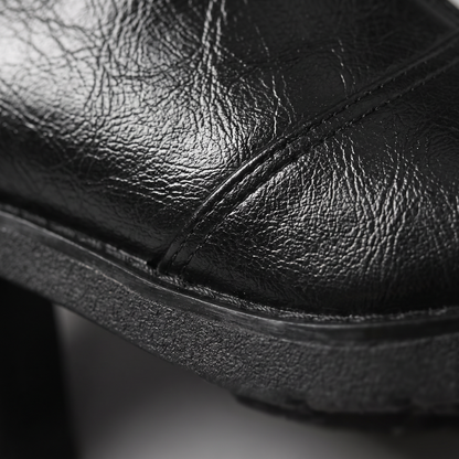 WHITNEY LEATHER ANKLE BOOTS