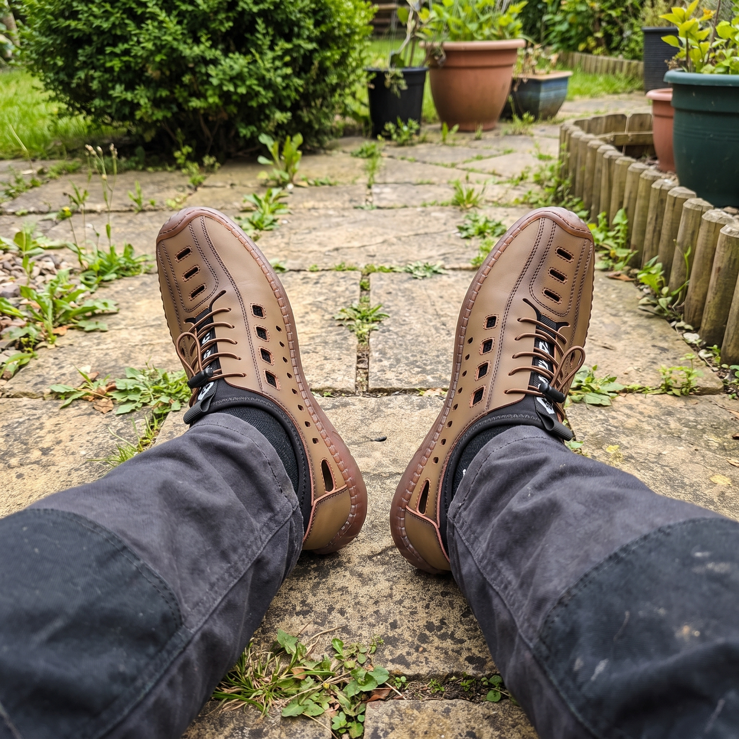 BRAMWELL SOFT-SOLE WALKING SANDALS