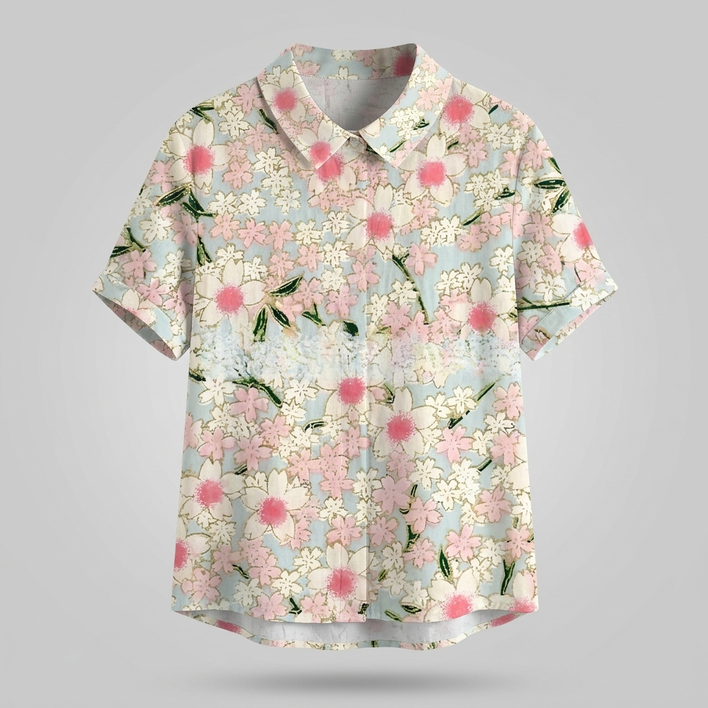 ROSEDENE SAGE FLORAL BLOUSE