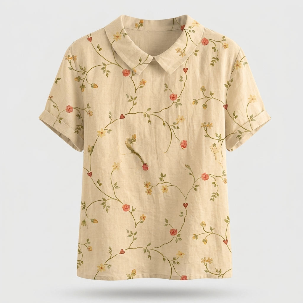 ROSEDENE SAGE FLORAL BLOUSE