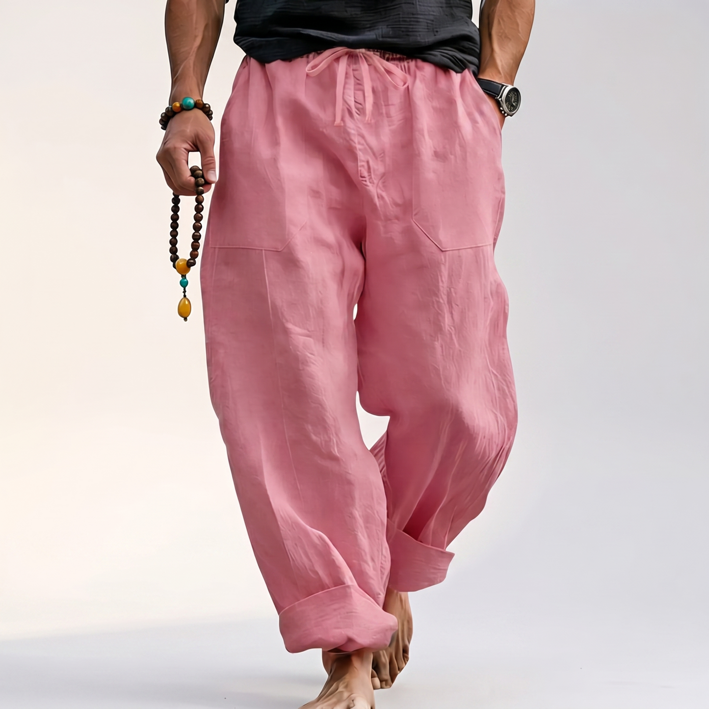 COTSBOURNE RELAXED LINEN TROUSERS
