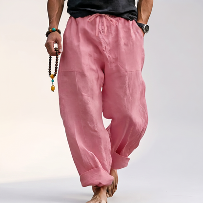 COTSBOURNE RELAXED LINEN TROUSERS
