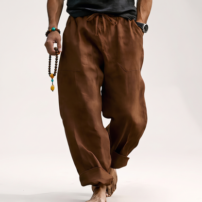 COTSBOURNE RELAXED LINEN TROUSERS