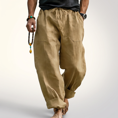 COTSBOURNE RELAXED LINEN TROUSERS
