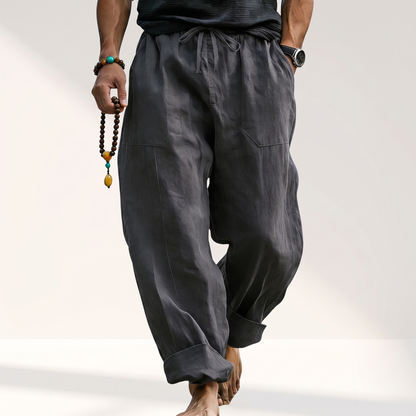 COTSBOURNE RELAXED LINEN TROUSERS