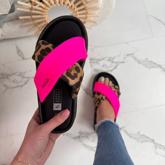 ROSMIRA CROSS-STRAP SUMMER SLIDES
