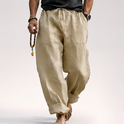 COTSBOURNE RELAXED LINEN TROUSERS