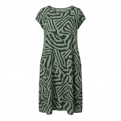 ELINORA BREEZY ROUND-NECK SUNDRESS