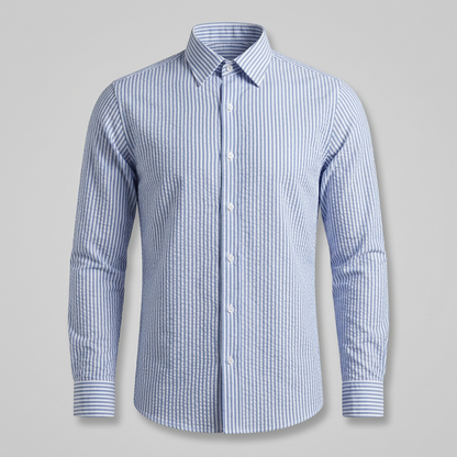 ORMSWELL STRIPED LONG-SLEEVE SHIRT