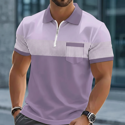 RADMERE ZIP-COLLAR POLO SHIRT