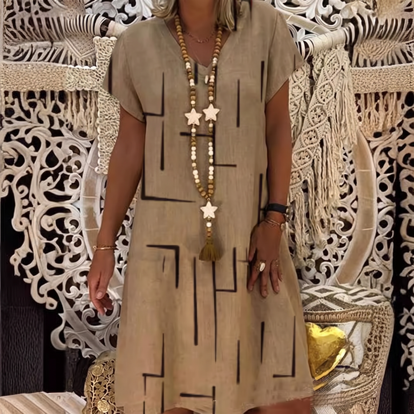 ROSETHORN EASY-WEAR DRESS