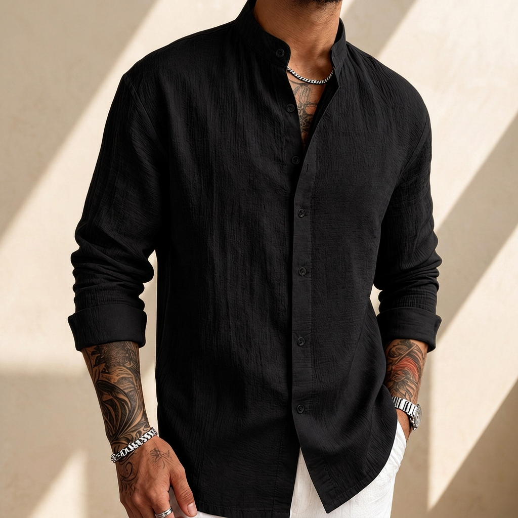 ALBRIGHTON SOFT LINEN BUTTON SHIRT
