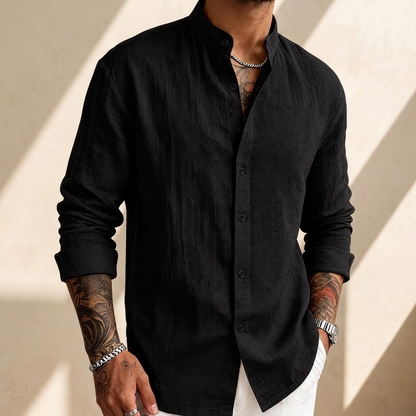 ALBRIGHTON SOFT LINEN BUTTON SHIRT