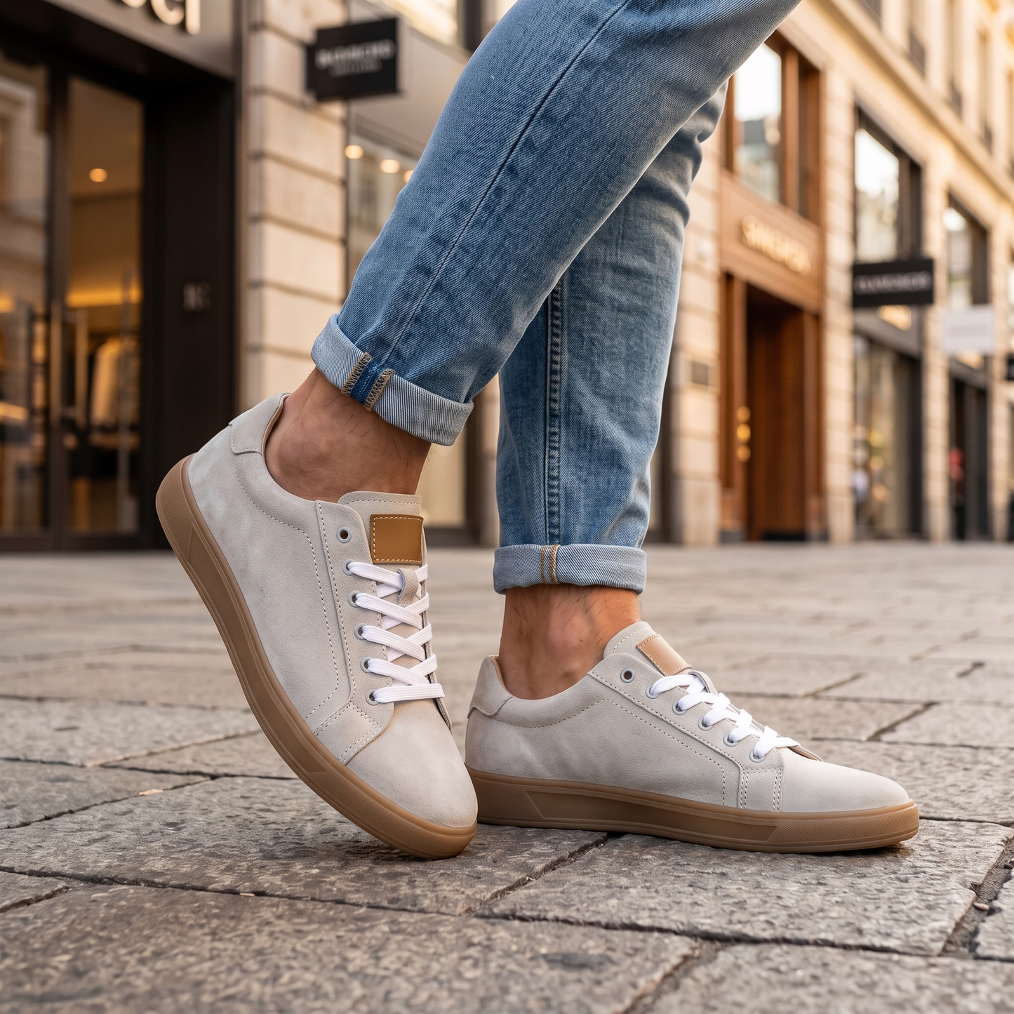 LOXLEY REFINED LEATHER SNEAKERS