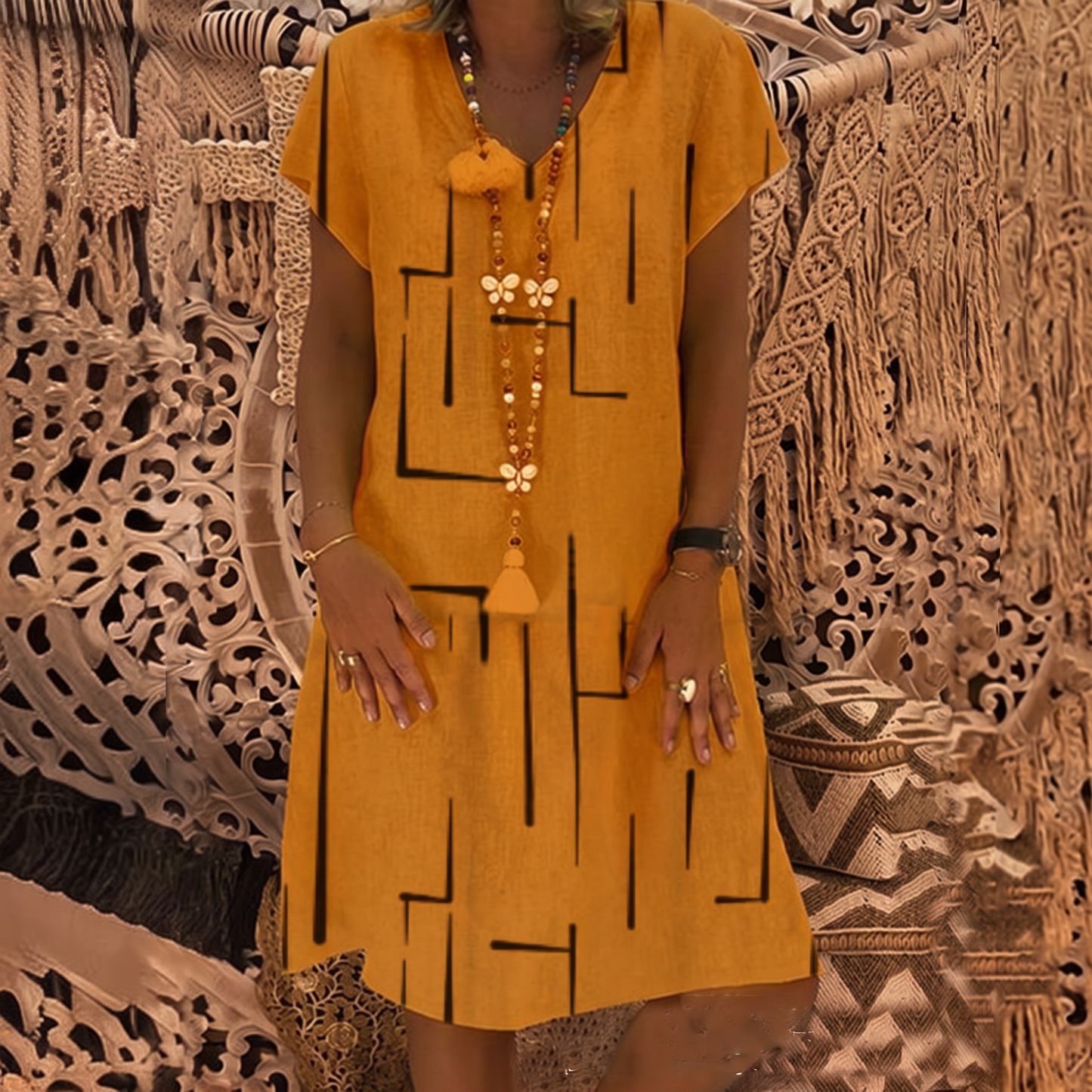 ROSETHORN EASY-WEAR DRESS