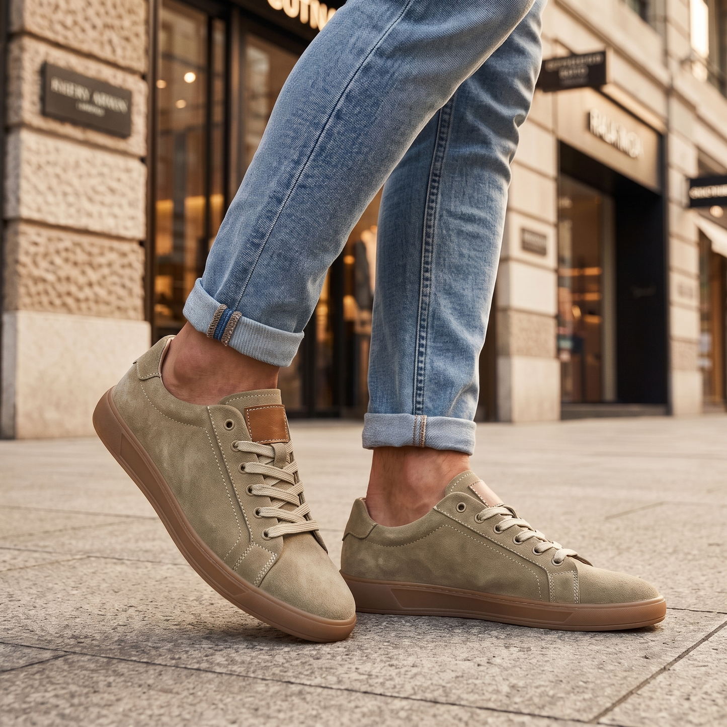 LOXLEY REFINED LEATHER SNEAKERS
