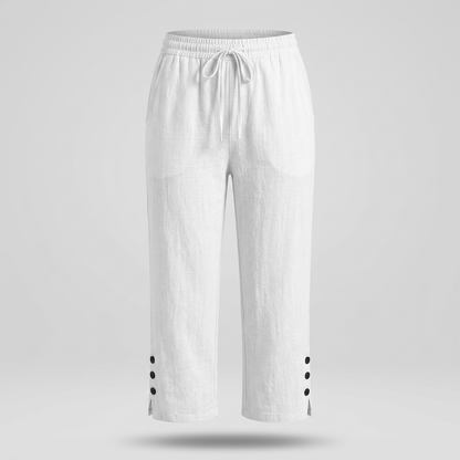 LANGPORT CALF-LENGTH CAPRI TROUSERS