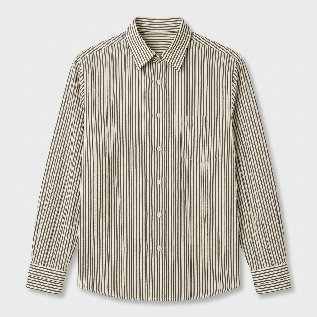 ORMSWELL STRIPED LONG-SLEEVE SHIRT