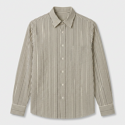 ORMSWELL STRIPED LONG-SLEEVE SHIRT