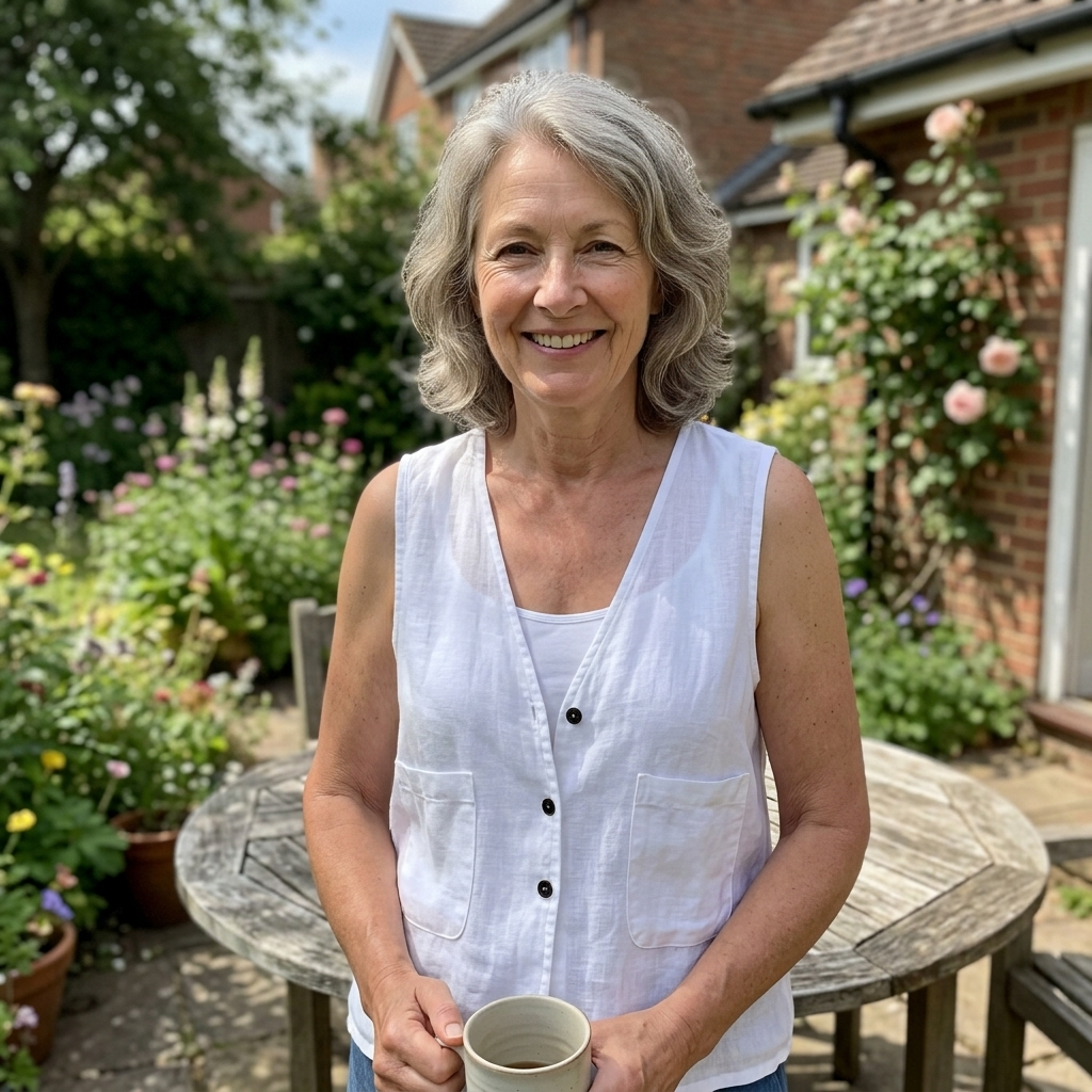 UREFORD LIGHTWEIGHT LINEN TOP