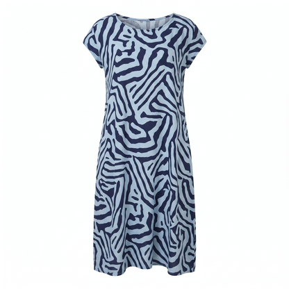 ELINORA BREEZY ROUND-NECK SUNDRESS