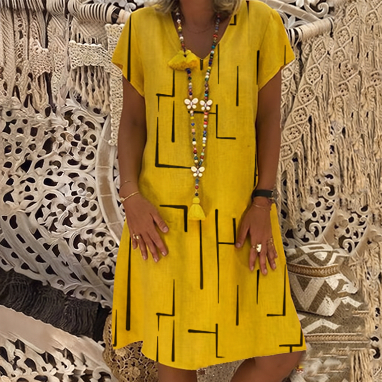 ROSETHORN EASY-WEAR DRESS