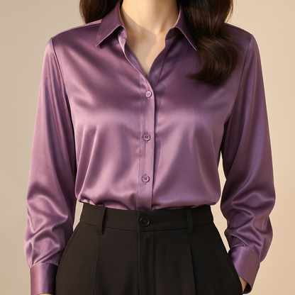 GENEVIEVE ELEGANT BUTTON BLOUSE