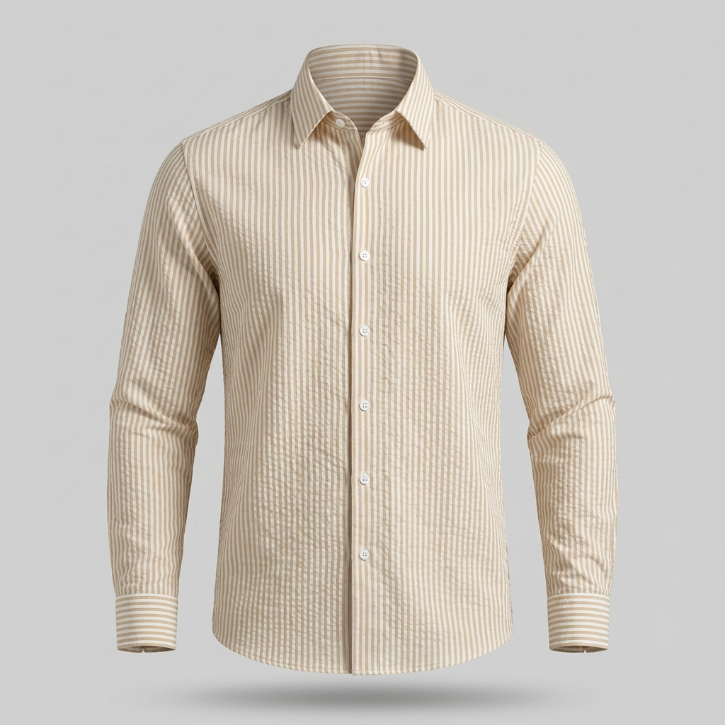 ORMSWELL STRIPED LONG-SLEEVE SHIRT