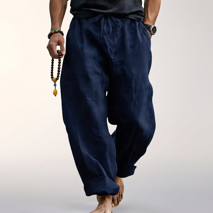 COTSBOURNE RELAXED LINEN TROUSERS