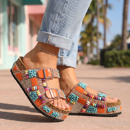 TAVELLA JEWELLED SUMMER SANDALS