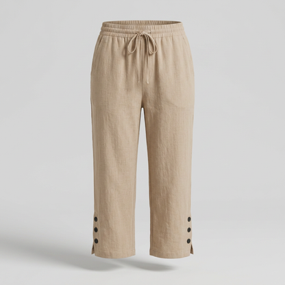 LANGPORT CALF-LENGTH CAPRI TROUSERS