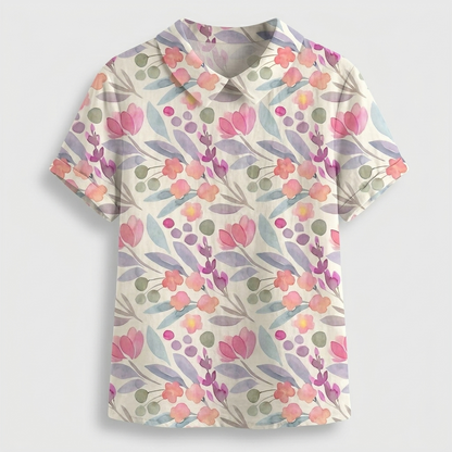 ROSEDENE SAGE FLORAL BLOUSE