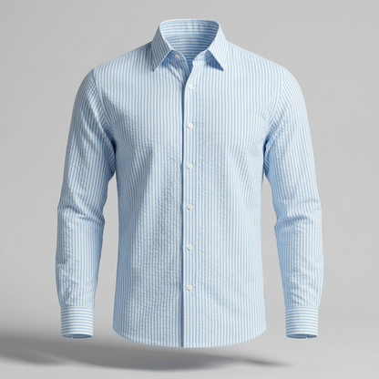 ORMSWELL STRIPED LONG-SLEEVE SHIRT