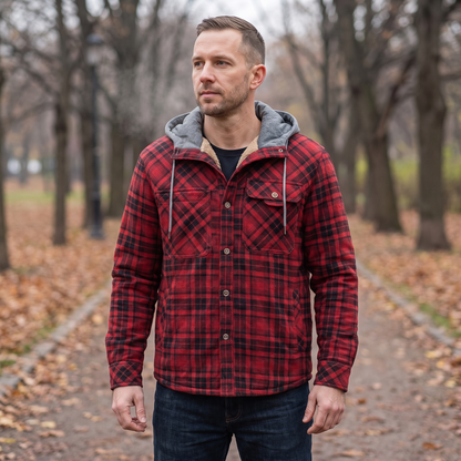 GRANTHAM HEAVY-LINED HOODED JACKET