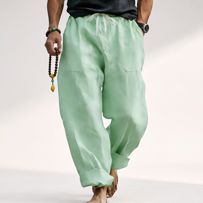 COTSBOURNE RELAXED LINEN TROUSERS