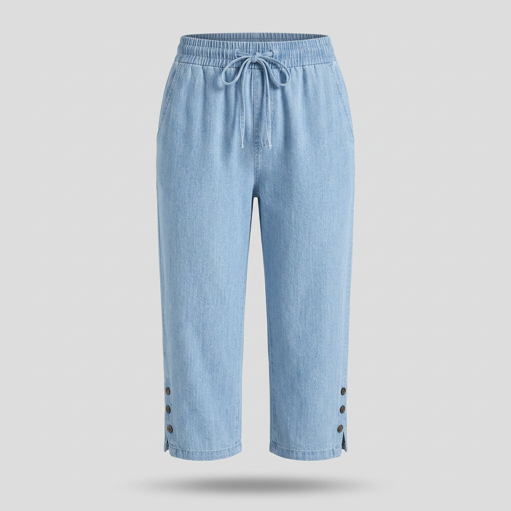 LANGPORT CALF-LENGTH CAPRI TROUSERS