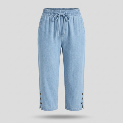 LANGPORT CALF-LENGTH CAPRI TROUSERS