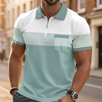 RADMERE ZIP-COLLAR POLO SHIRT